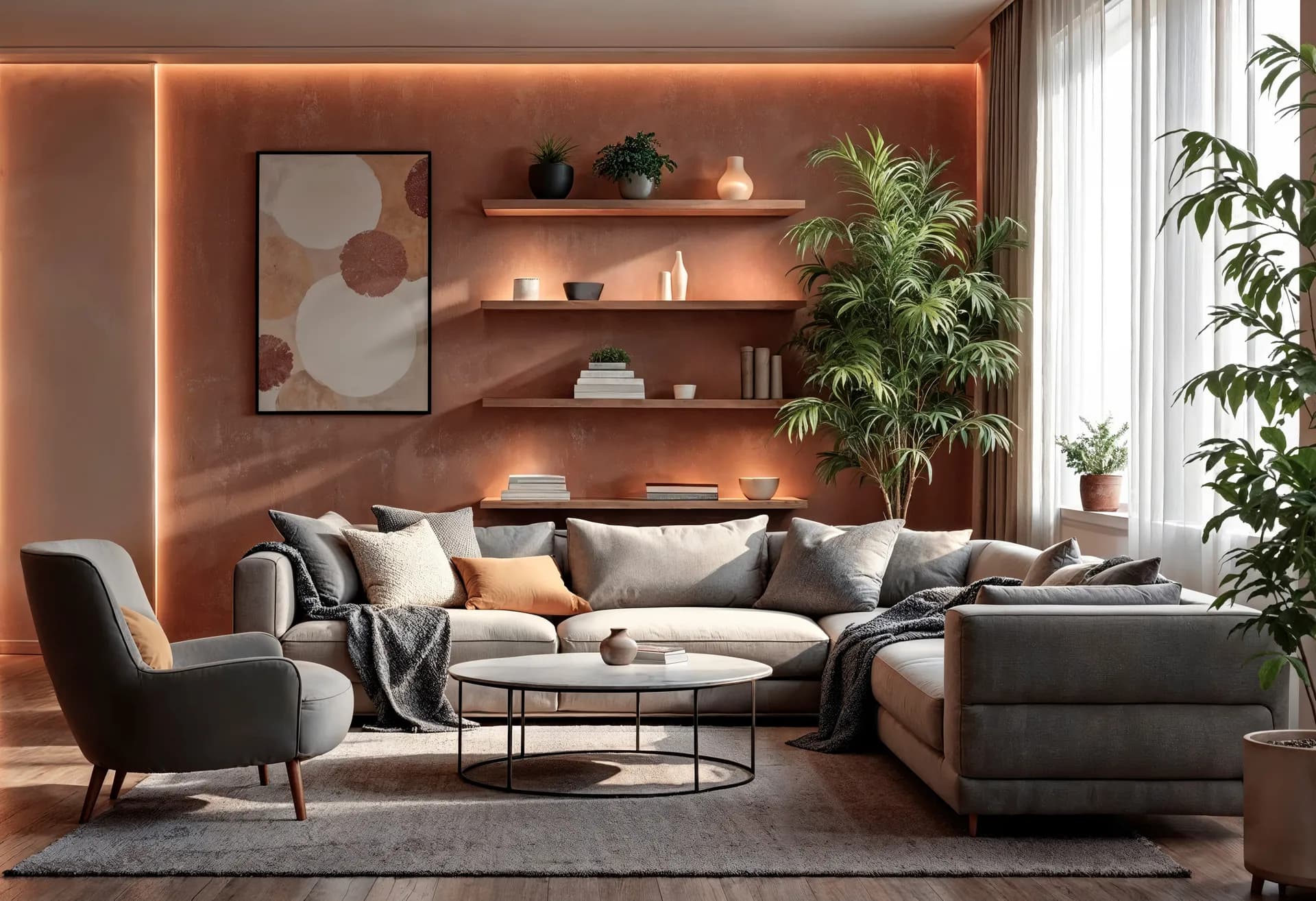 Aluminium profiles for modern furniture and interior applications